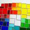 modernes Tiffany XXL Fensterbild Regenbogen