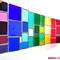 modernes Tiffany Fensterbild Regenbogen