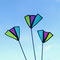 Tiffany Blumen 3er Set als  Gartenstecker