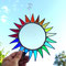 große bunte Sonne Tiffany Fensterbild Regenbogen