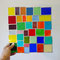 modernes Tiffany Regenbogen Fensterbild XL Bunte Vielfalt