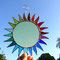 große bunte Sonne Tiffany Fensterbild Regenbogen