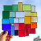 modernes Tiffany XL Fensterbild Regenbogen