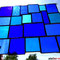 Sonnenfänger blaue Vielfalt Tiffany Fensterbild