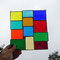 modernes Tiffany Regenbogen Fensterbild Bunte Vielfalt