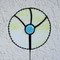 Gartenstecker Blume aus Tiffany Glas Gartendeko