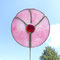 Gartenstecker Blume aus Tiffany Glas Gartendeko