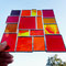 Sonnenfänger rot-orange Vielfalt Tiffany Fensterbild