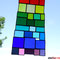 modernes Tiffany Fensterbild Regenbogen