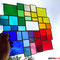modernes Tiffany XL Fensterbild Regenbogen
