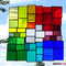 modernes Tiffany Fensterbild XL Regenbogen