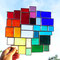 modernes Tiffany XL Fensterbild Regenbogen