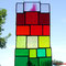 modernes Tiffany Fensterbild Regenbogen