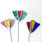 Tiffany Blumen 3er Set als Gartenstecker