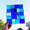 Sonnenfänger blaue Vielfalt Tiffany Fensterbild