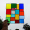 modernes Tiffany Regenbogen Fensterbild Bunte Vielfalt