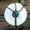 Gartenstecker Blume aus Tiffany Glas Gartendeko