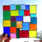 modernes Tiffany Regenbogen Fensterbild Bunte Vielfalt