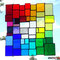 modernes Tiffany Fensterbild XL Regenbogen