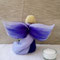 Handgefertigte Lavendel Fee aus feiner Märchenwolle – beruhigende Filzkunst in Violett, ideal als Deko, Geschenk oder Jahreszeitentisch.