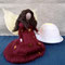 Handgemachter Weihnachtsengel aus Filz – festliche Weihnachtsdekoration, Schutzengel, Filzfigur als Weihnachtsgeschenk, Krippenfigur oder winterliche Deko.