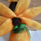 Handgefertigte Sonnenblumenfee aus Märchenwolle – leuchtende Sommerfee für Jahreszeitentisch, Wohnzimmer, Sommerdekoration und als Geschenk zum Muttertag.