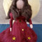 Handgemachter Weihnachtsengel aus Filz – festliche Weihnachtsdekoration, Schutzengel, Filzfigur als Weihnachtsgeschenk, Krippenfigur oder winterliche Deko.