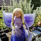 Handgefertigte Lavendel Fee aus feiner Märchenwolle – beruhigende Filzkunst in Violett, ideal als Deko, Geschenk oder Jahreszeitentisch.