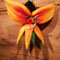 Hawaiifee aus Filz – tropische Dekoration und sommerliche Tischdeko. Handgefilzte Strandfee als Geschenk für Frauen, Valentinstag, Sommerparty oder Hawaii Deko.