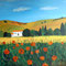 Toscana, 60 x 90 cm, Acryl auf Leinwand