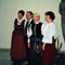 2006: nach dem Konzert in Klaipėda/Litauen - v.l.n.r. Rūta Vildžiūnienė (Konzertbegleitung, Solo), Arūnas Pečiulis, Judita Kiaulakytė ("Žilvinas", LT), Irena Petrulionienė ("Prosvit", UA - ukrainische Gruppe in Litauen)