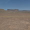 Trockene Landschaft mit malerischen Bergen auf dem Weg nach Zagora
