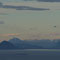 Blick auf die verschneiten Berge in Norwegen