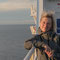Andrea auf der Fähre in Richtung Göteborg