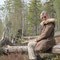 Andrea im Urwald bei Fågelsjö