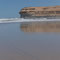 Am flachen Sandstrand von Oued Ma Fatma