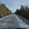 Auf eisiger Straße durch den Rondane Nationalpark
