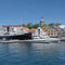Im Hafen von Stavanger liegt das historische Dampfschiff Rogaland