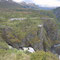 Überwältigende Landschaft um den Vøringsfossen