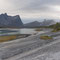 Blick von Storøya zu bizarren Berggipfeln