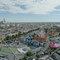 Blick vom Riesenrad auf den Vergnügungspark am Prater