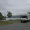 Vagabund am privaten Stellplatz in Erfjord
