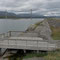 Die Helgelandsbrua über den Leirfjord