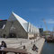 An der Feskekôrka, dem Feinkost-Fischmarkt von Göteborg