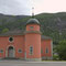 Die Baptistenkirche wurde von den Bewohnern in Rjukan selbst gebaut