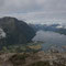 Blick auf Åndalsnes und den Romsdalsfjorden