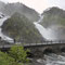 Der spektakuläre Låtefossen mit seinen zwei Läufen