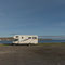 Einfacher Stellplatz in der Kleinstadt Vadsø am Varangerfjord