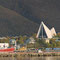 Die Eismeerkathedrale in Tromsø wurde 1965 erbaut