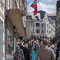 Fröhliche Menschen am Nationalfeiertag in Ålesund